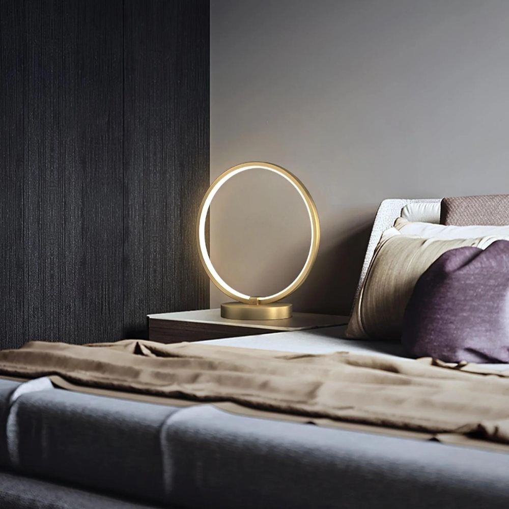 Lichtkreis – Stilvolle LED-Tischleuchte