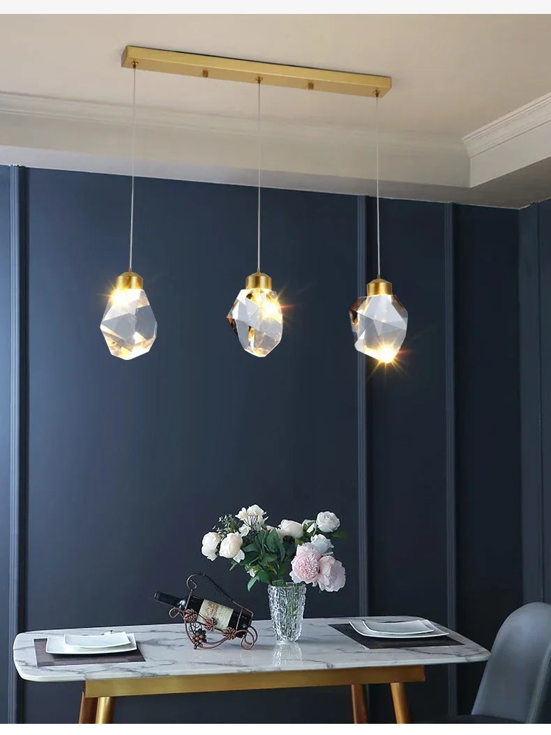 Tremezzo Kristall Kronleuchter | LED-Kronleuchter aus Kupfer & K9-Kristall – dimmbar, verschiedene Größen