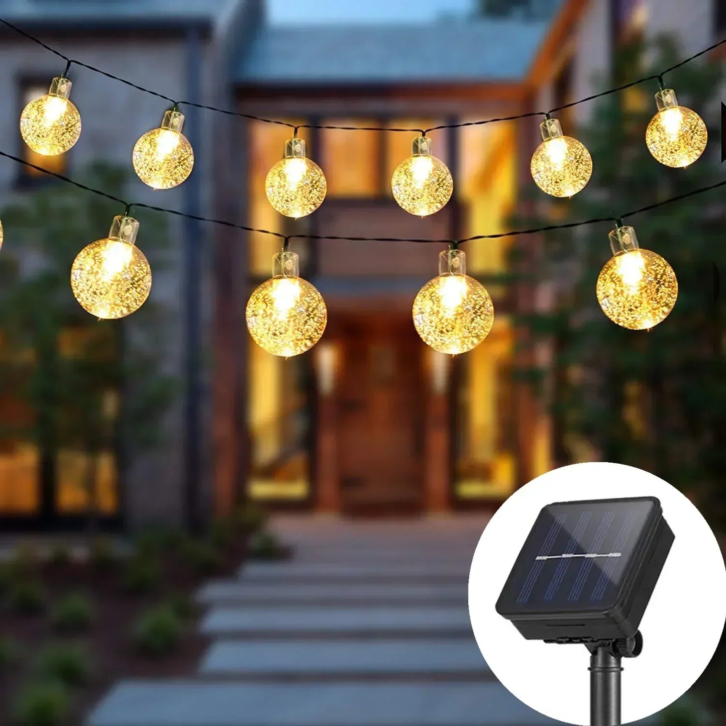 LumiSoleil | Robuste Wasserdichte LED-Außenbeleuchtung für eine zauberhafte Gartenatmosphäre