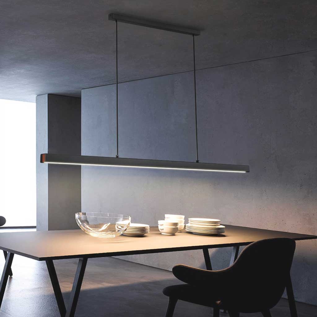 Bellora | Pendelleuchte Schwarz – Dimmbares Aluminiumdesign 3