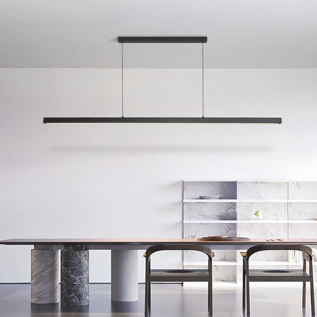 Bellora | Pendelleuchte Schwarz – Dimmbares Aluminiumdesign 4