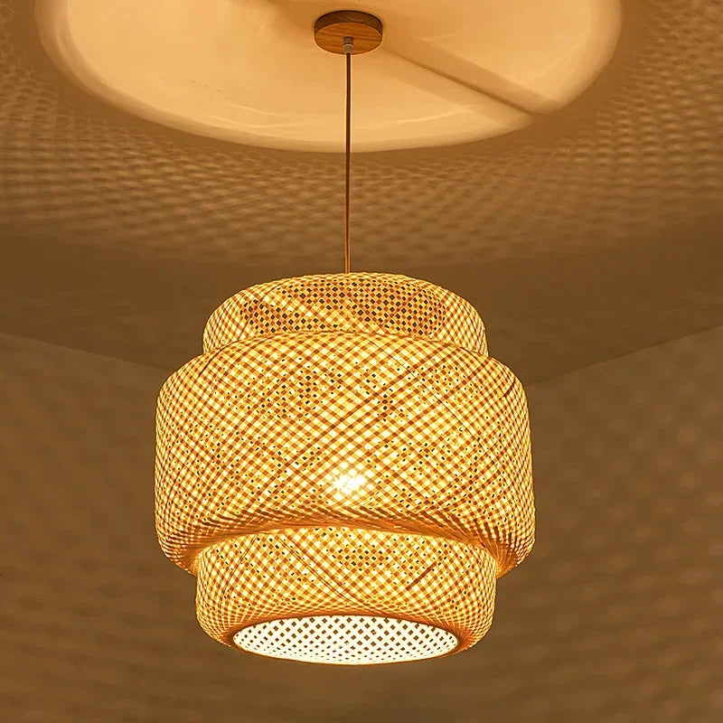 Bellora | Pendelleuchte – Handgefertigte Bambuslampe für Esszimmer 0