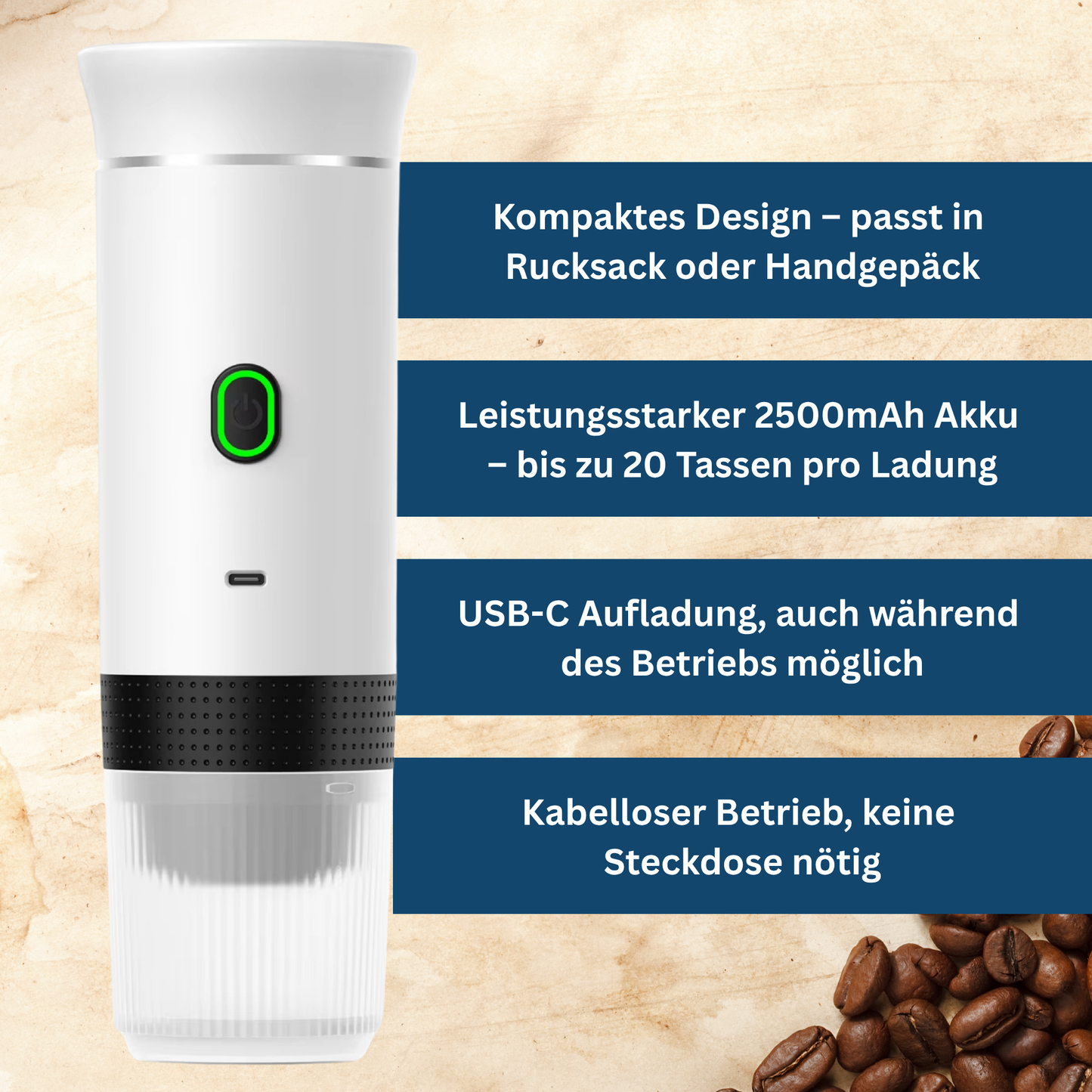 Brewista | Tragbare Kaffeemaschine – Frisch Gebrühter Kaffee für Unterwegs 2