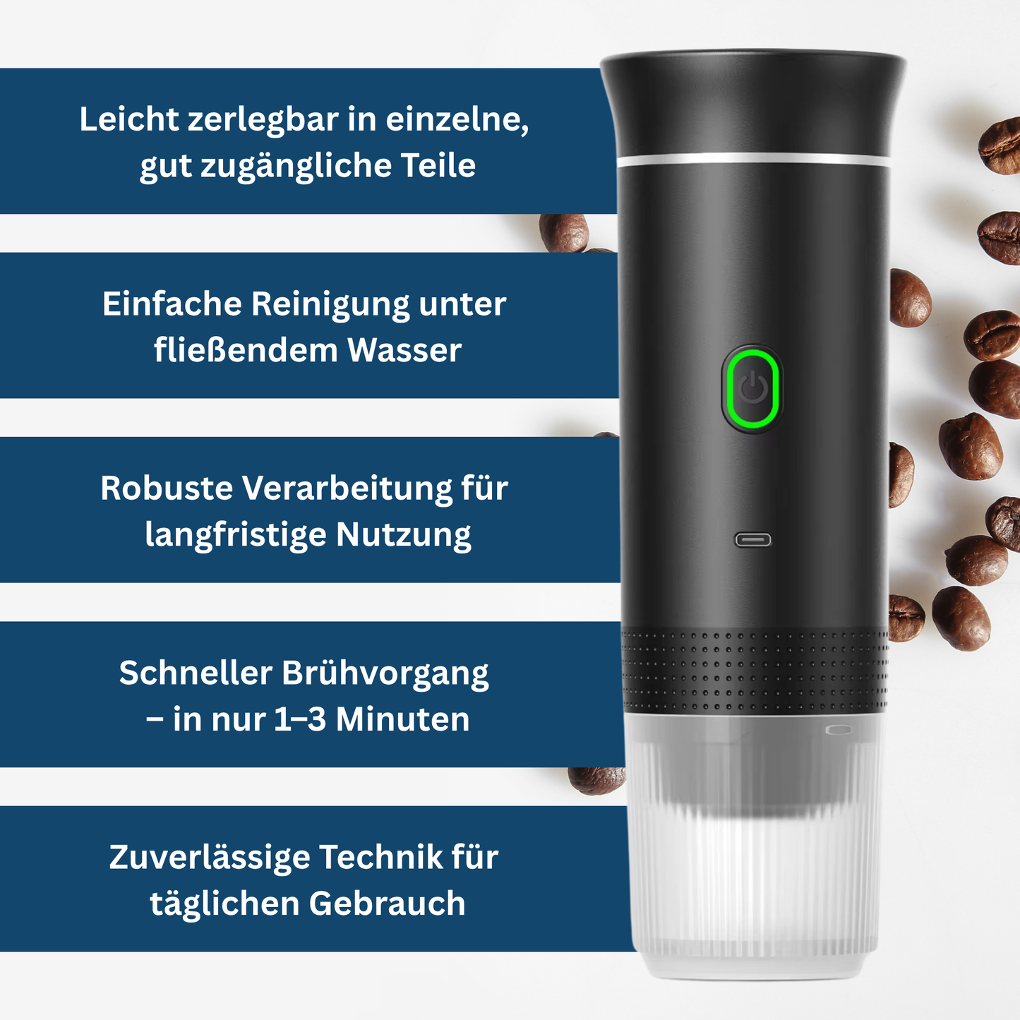 Brewista | Tragbare Kaffeemaschine – Frisch Gebrühter Kaffee für Unterwegs 3