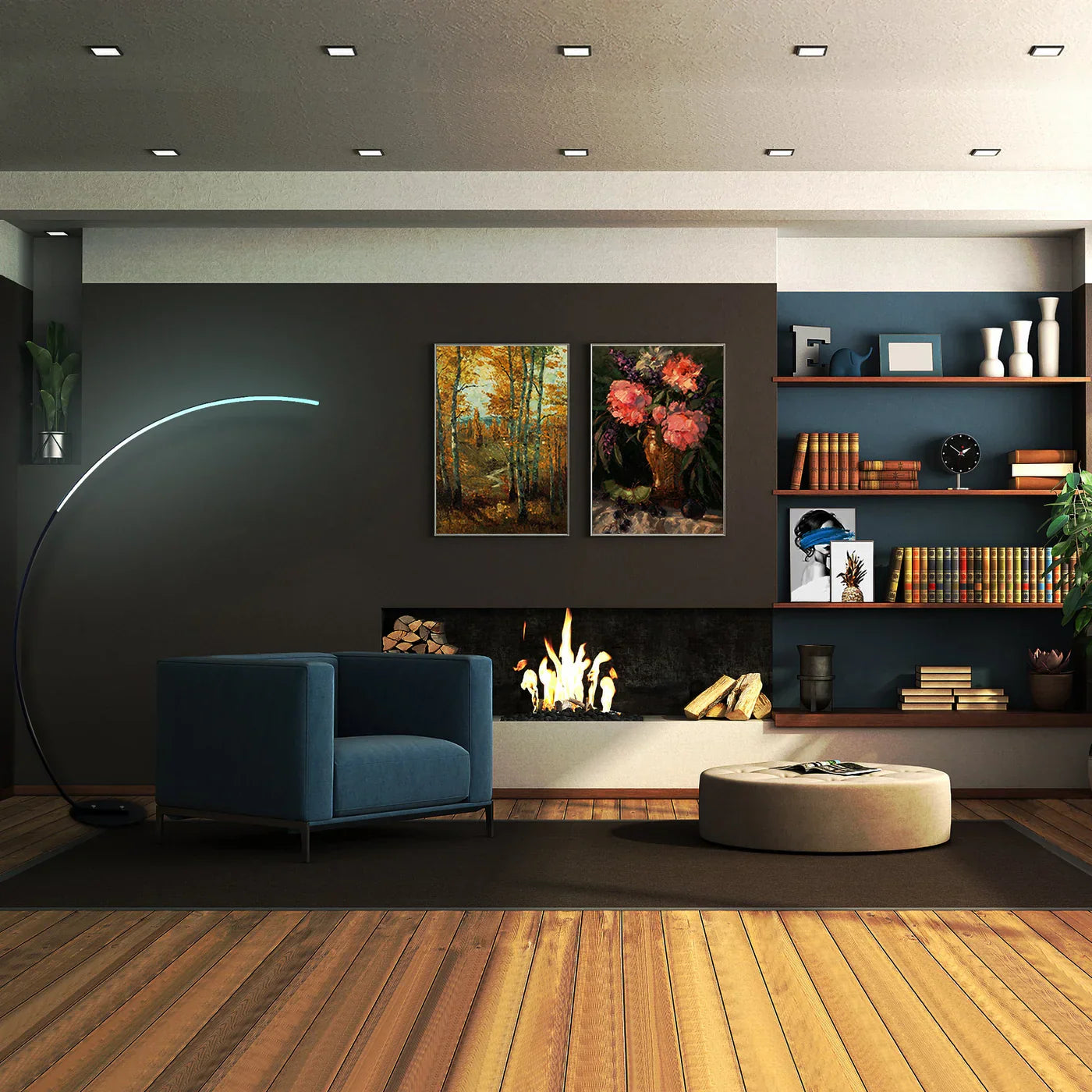 Bunte Arc RGB-Stehleuchte – Schafft ein stimmungsvolles Ambiente