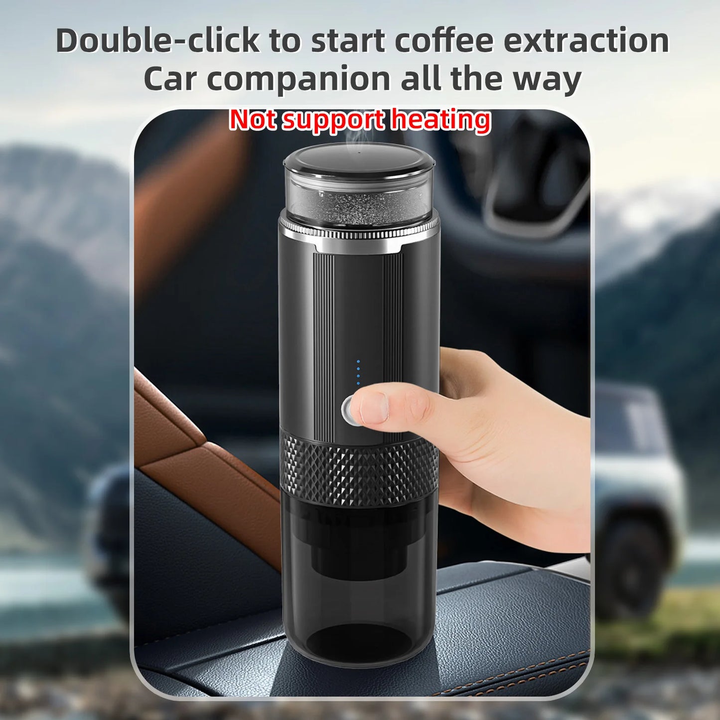 Cafino | Espressomaschine – Tragbar und Wiederaufladbar für Kaffee Unterwegs 1