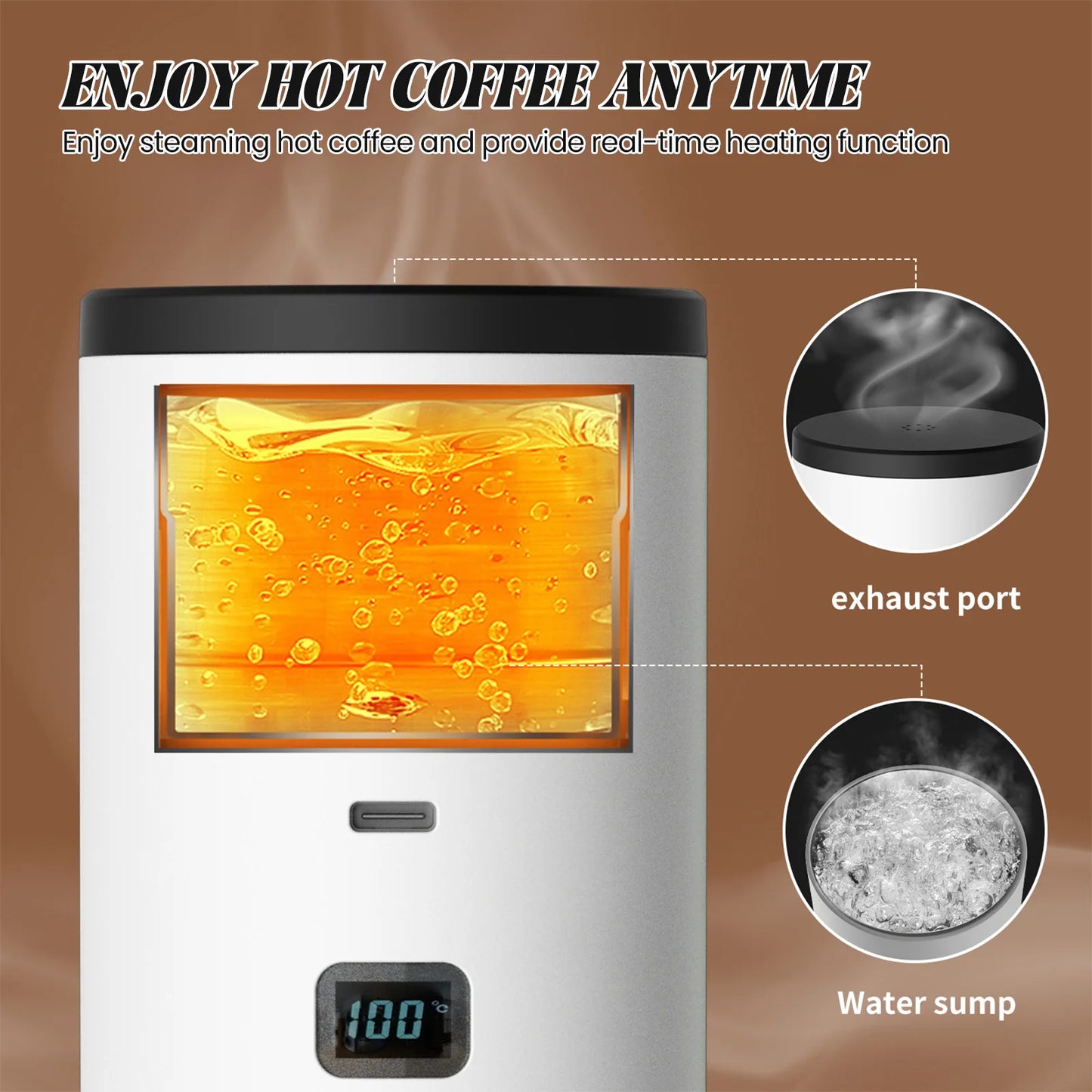 Cafiora | Tragbare Espressomaschine – 3-in-1 für Kaffee mit Kapseln und Pulver 2