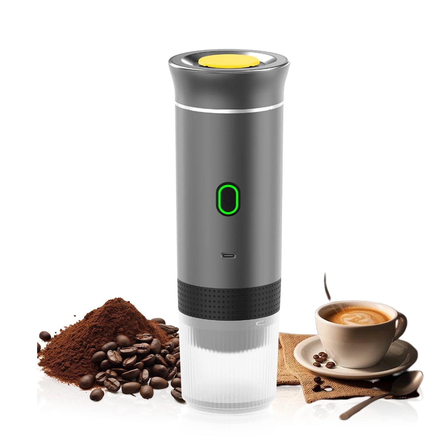 Cafiora | Tragbare Espressomaschine – 3-in-1 für Kaffee mit Kapseln und Pulver 9