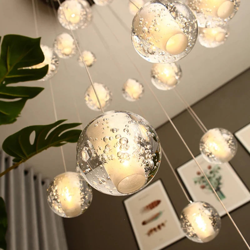 Cristallo | Pendelleuchte – Verstellbar mit Kristallglas für Esszimmer 1