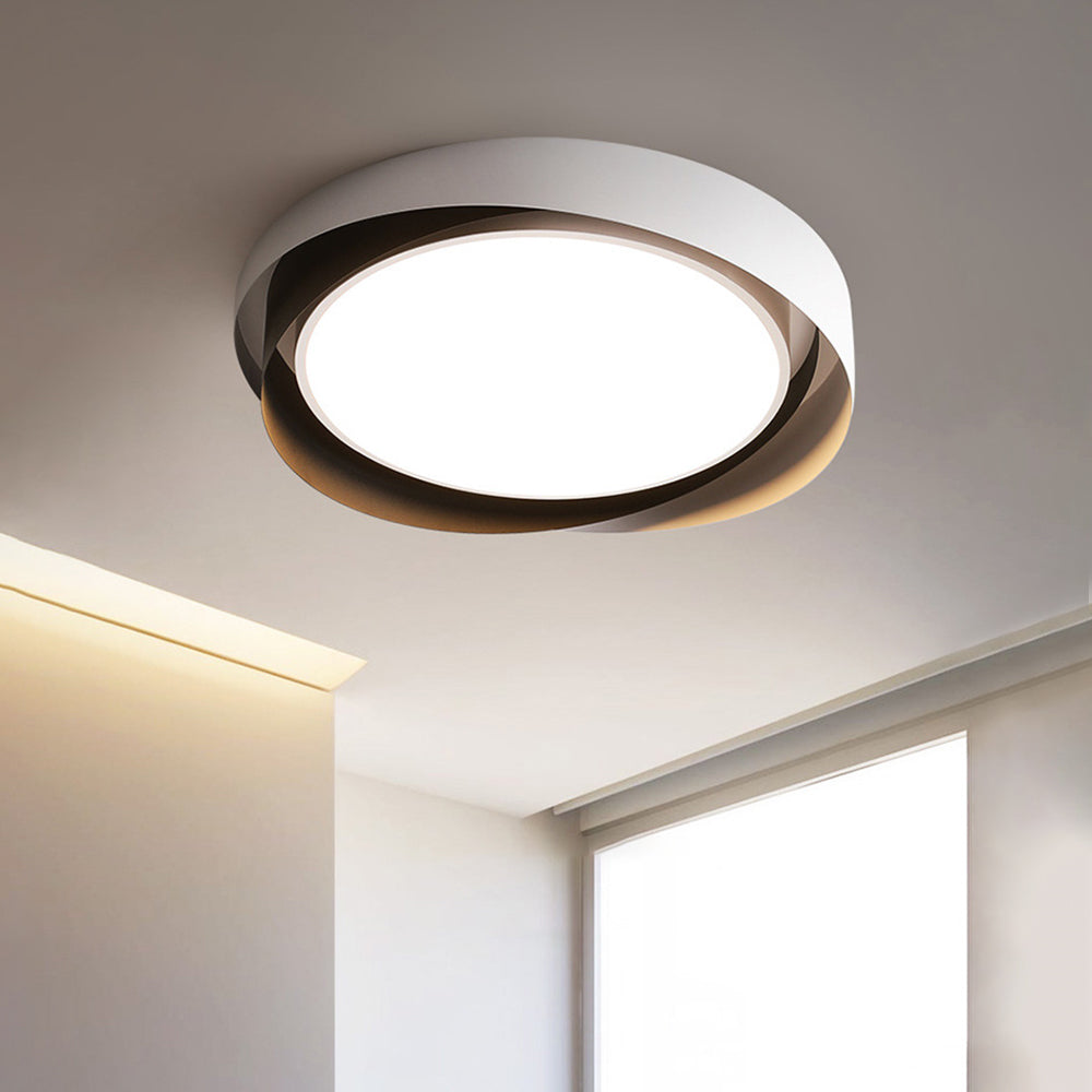 LumaLux | LED-Deckenleuchte – Moderne Runde Lampe aus Metall & Acryl