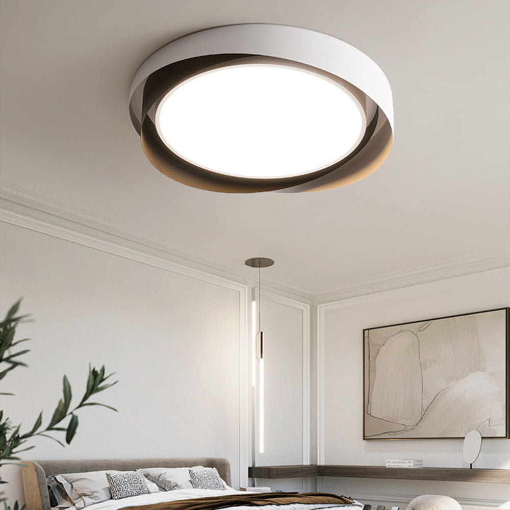 LumaLux | LED-Deckenleuchte – Moderne Runde Lampe aus Metall & Acryl
