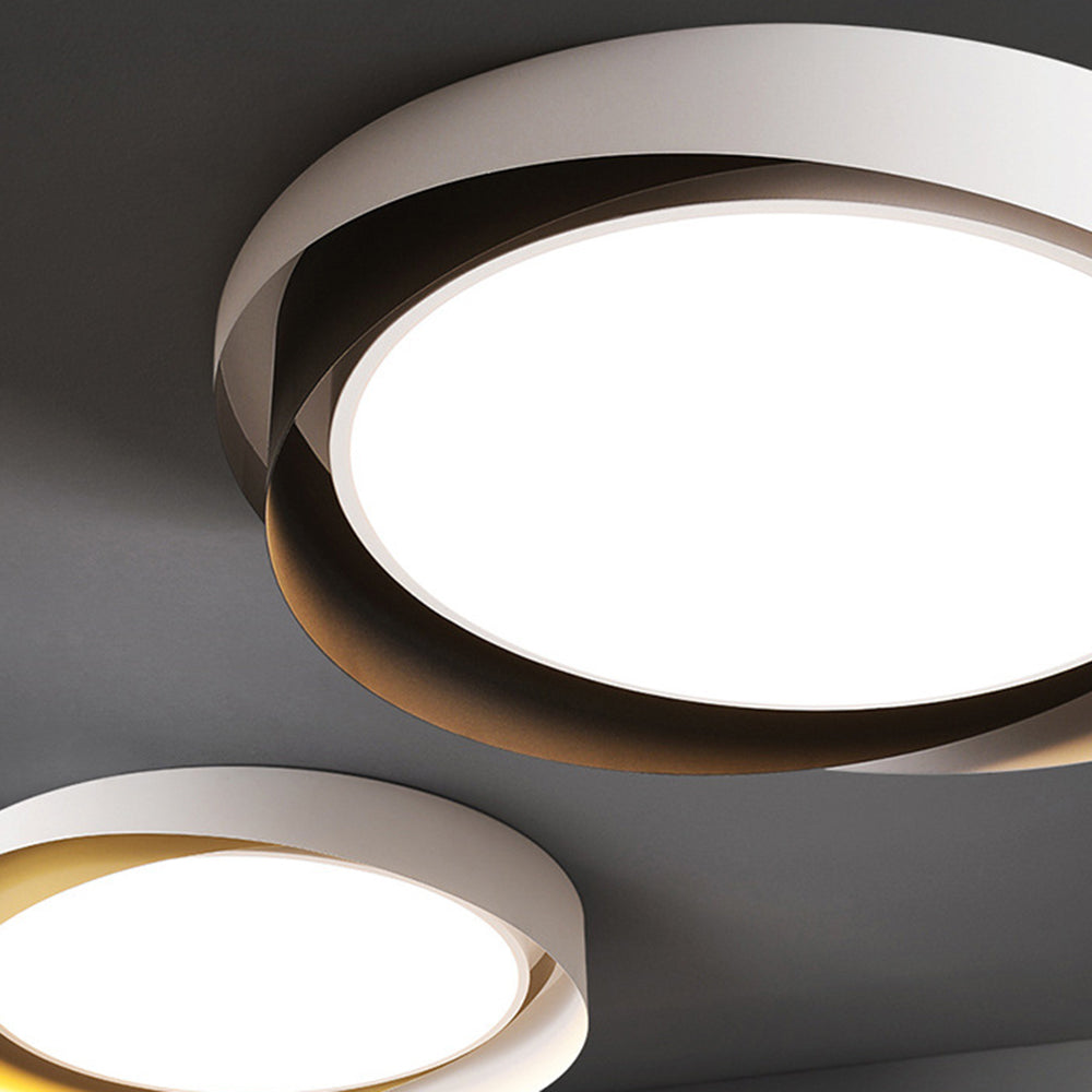 LumaLux | LED-Deckenleuchte – Moderne Runde Lampe aus Metall & Acryl