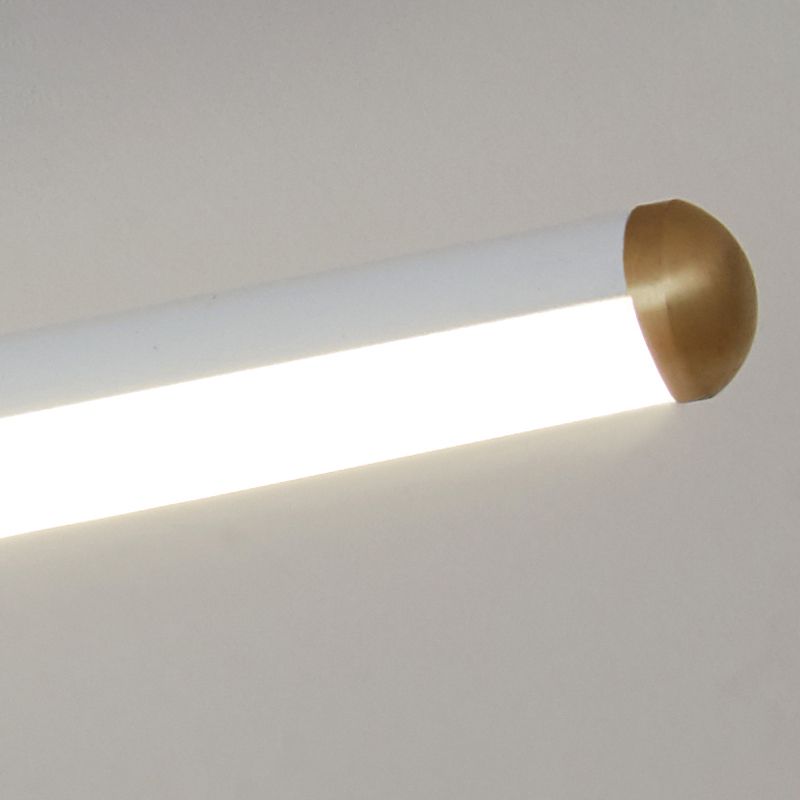 LumaLinea - Moderne Lineare LED-Deckenleuchte in Schwarz und Weiß für Schlaf- und Wohnzimmer
