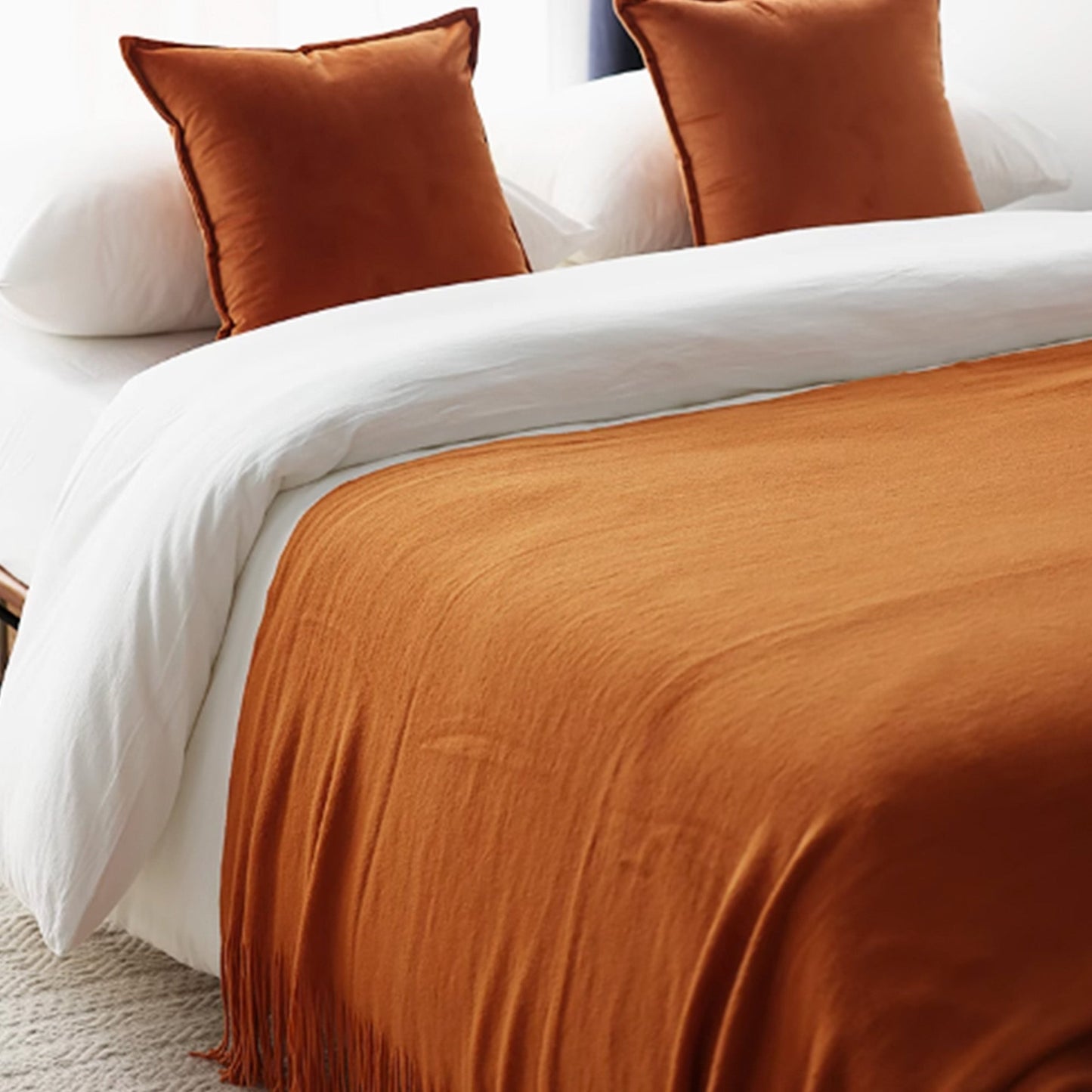 Erdalyn | Wurfdecke – Erdige Farbtöne für Gemütlichkeit und Stil 0