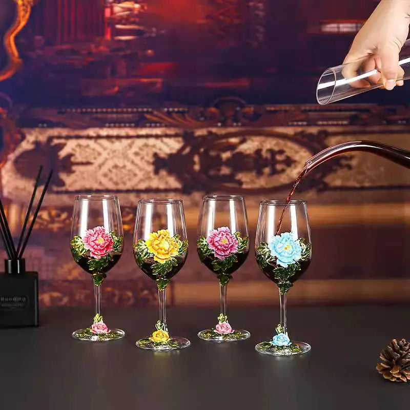 Glasera | Weingläser – Vintage Kristall-Design Set für Champagner und Wein 2