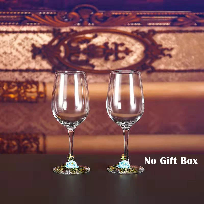 Glasera | Weingläser – Vintage Kristall-Design Set für Champagner und Wein 6