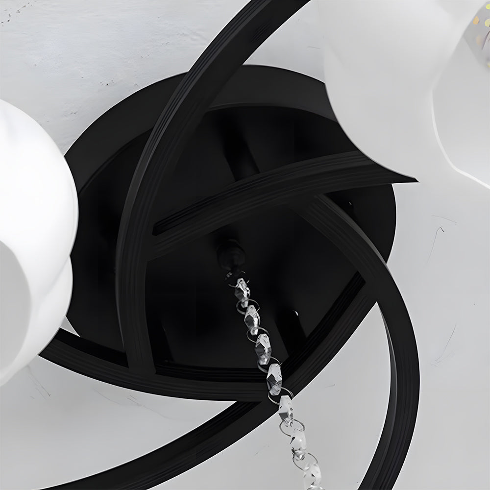 Glorix | LED-Deckenleuchte – Elegantes Kugelglas-Design für Wohnzimmer und Schlafzimmer 8