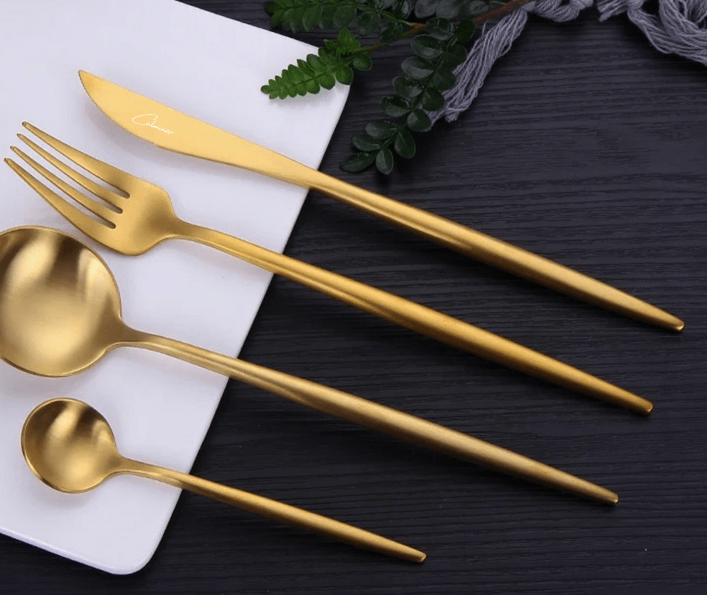 GoldenEssence | 20-teiliges Besteckset in Gold kitchen ware