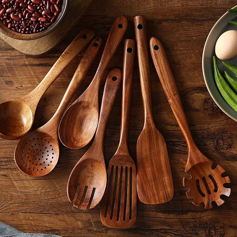 GreenGourmet | Teakholz-Küchenhelfer-Set kitchen apliances
