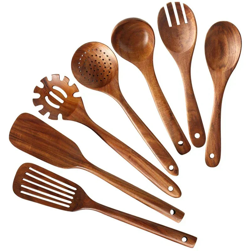 GreenGourmet | Teakholz-Küchenhelfer-Set kitchen apliances