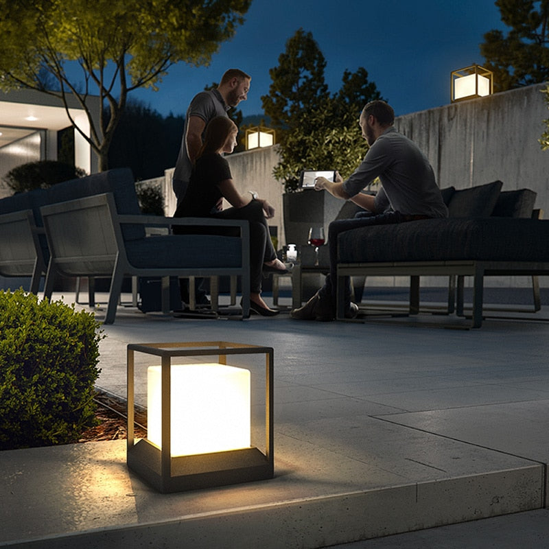 Solar Wandleuchte Schwarz mit IP65 Schutz – Edelstahl und Aluminium, 20 cm Durchmesser-3