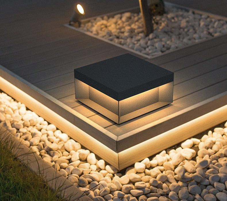Moderne Solar Außenlampe mit IP65 Schutz – Edelstahl, Wetterfest für Garten und Terrasse-3