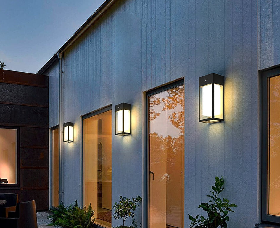 Moderne Solar Wandleuchte Außen mit Bewegungssensor – IP65 Wetterfest, Edelstahl und Aluminium-4