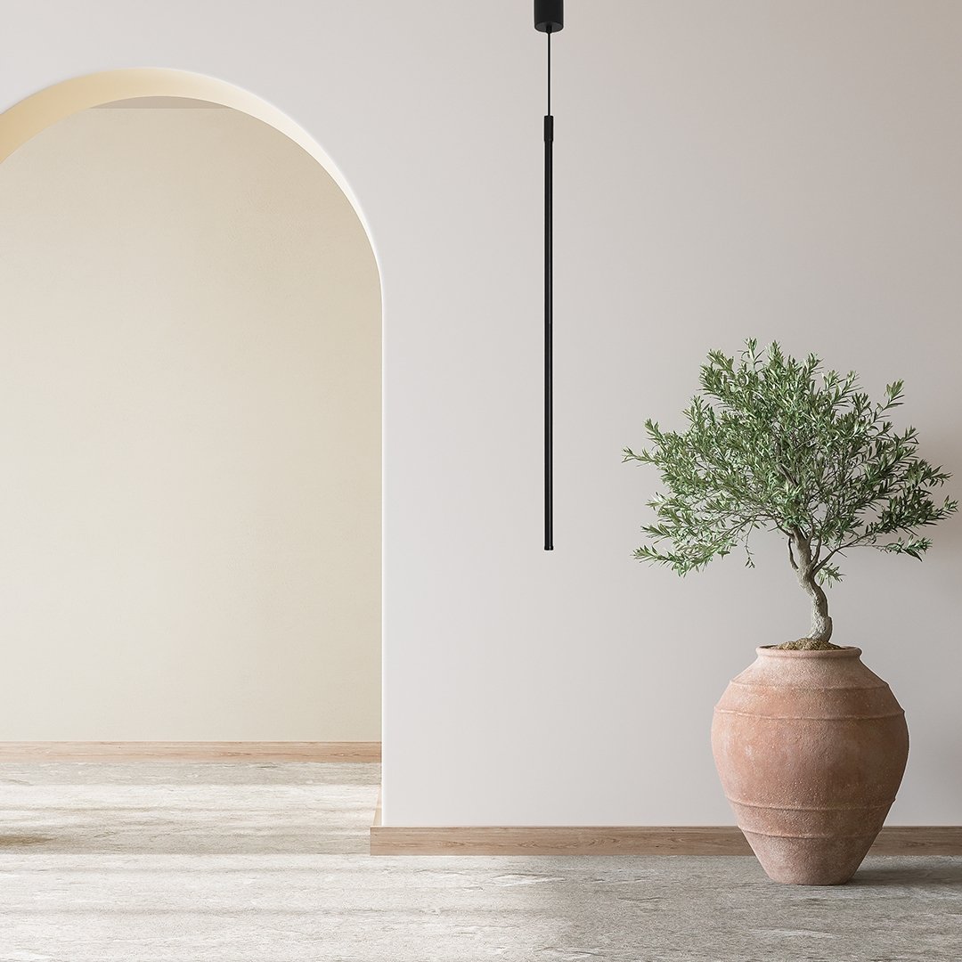 LunaGlow | Minimal-Design LED-Deckenlampe – Fernbedienung, Nachtlicht-Modus