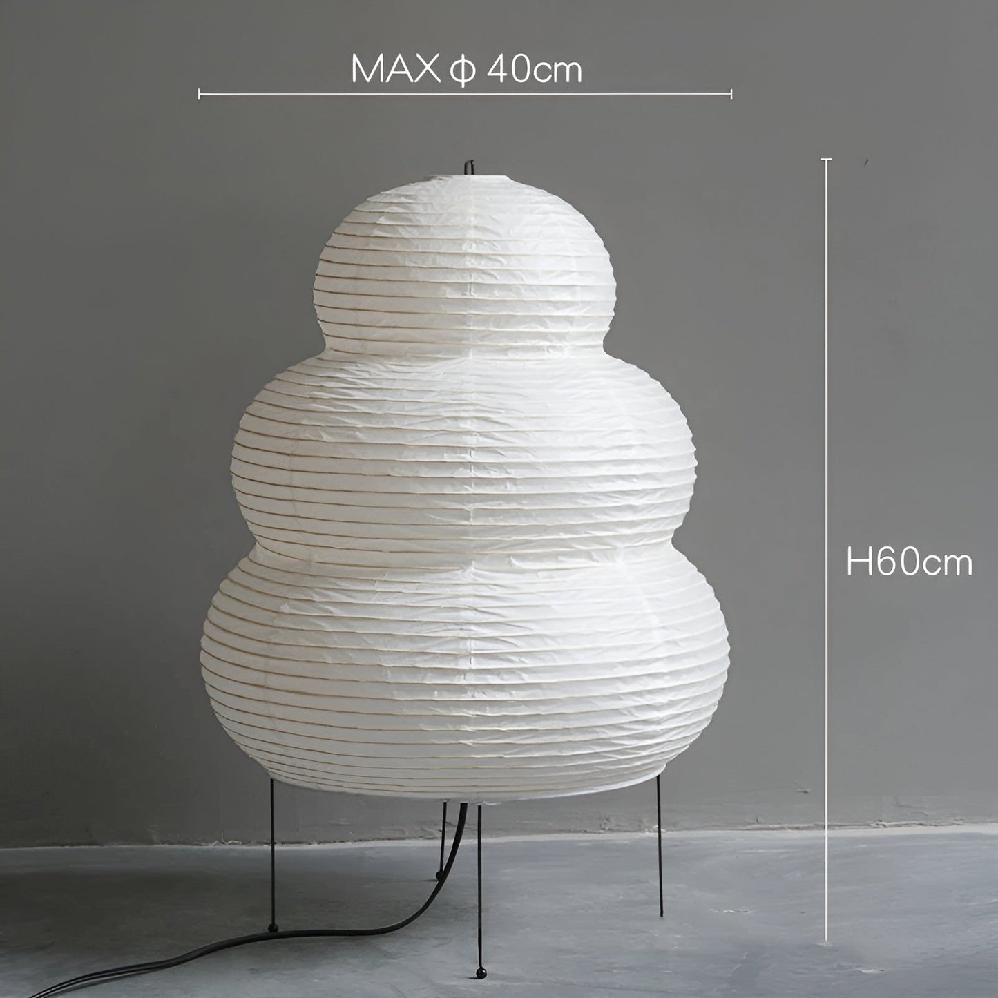 Elegante Stehleuchte im Naturdesign – Reispapier für eine harmonische Atmosphäre