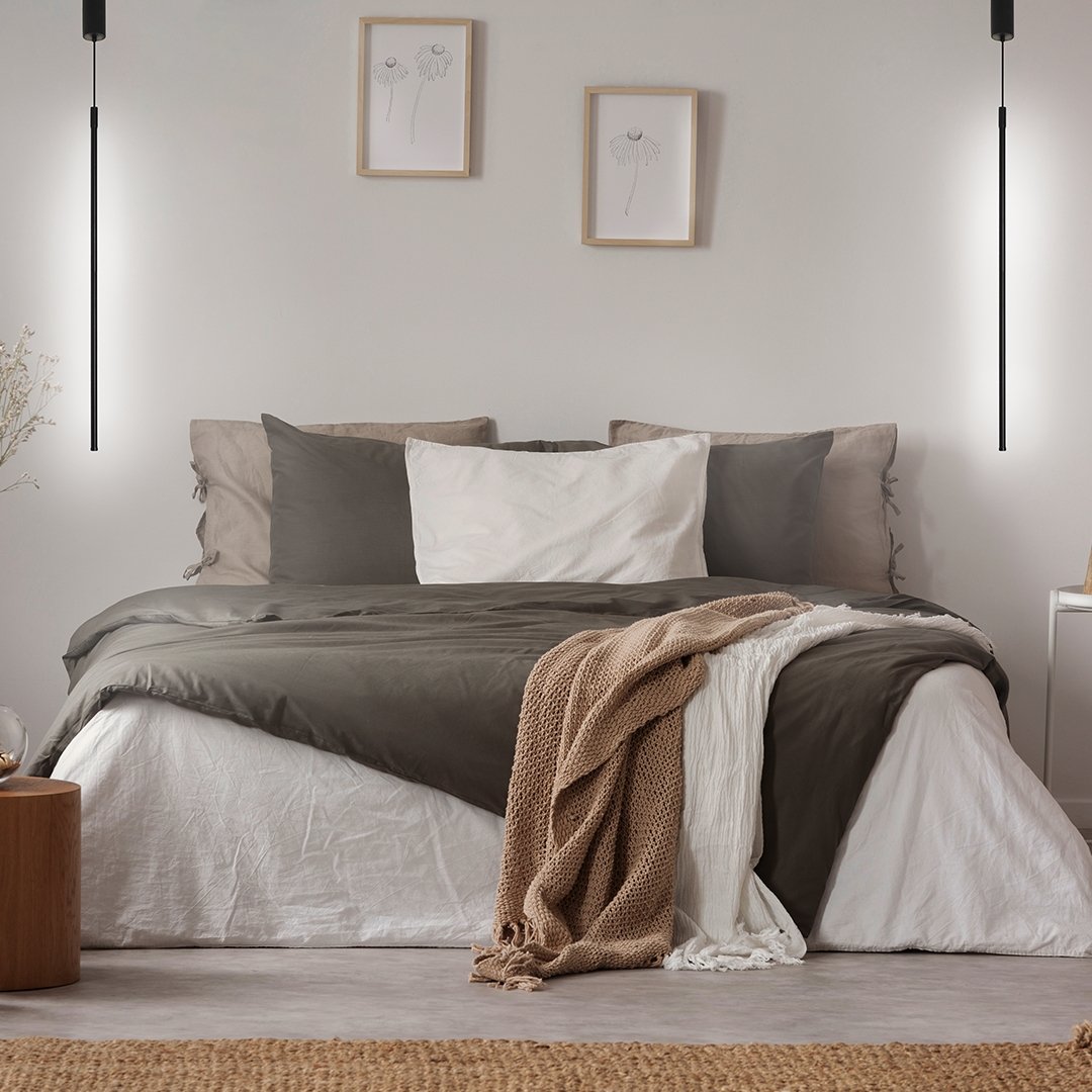 LunaGlow | Minimal-Design LED-Deckenlampe – Fernbedienung, Nachtlicht-Modus