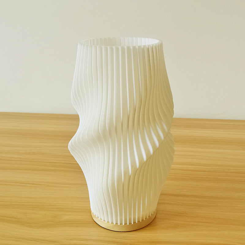 Étoile Lumière – Elegante 3D-Tischlampe in französischem Creme