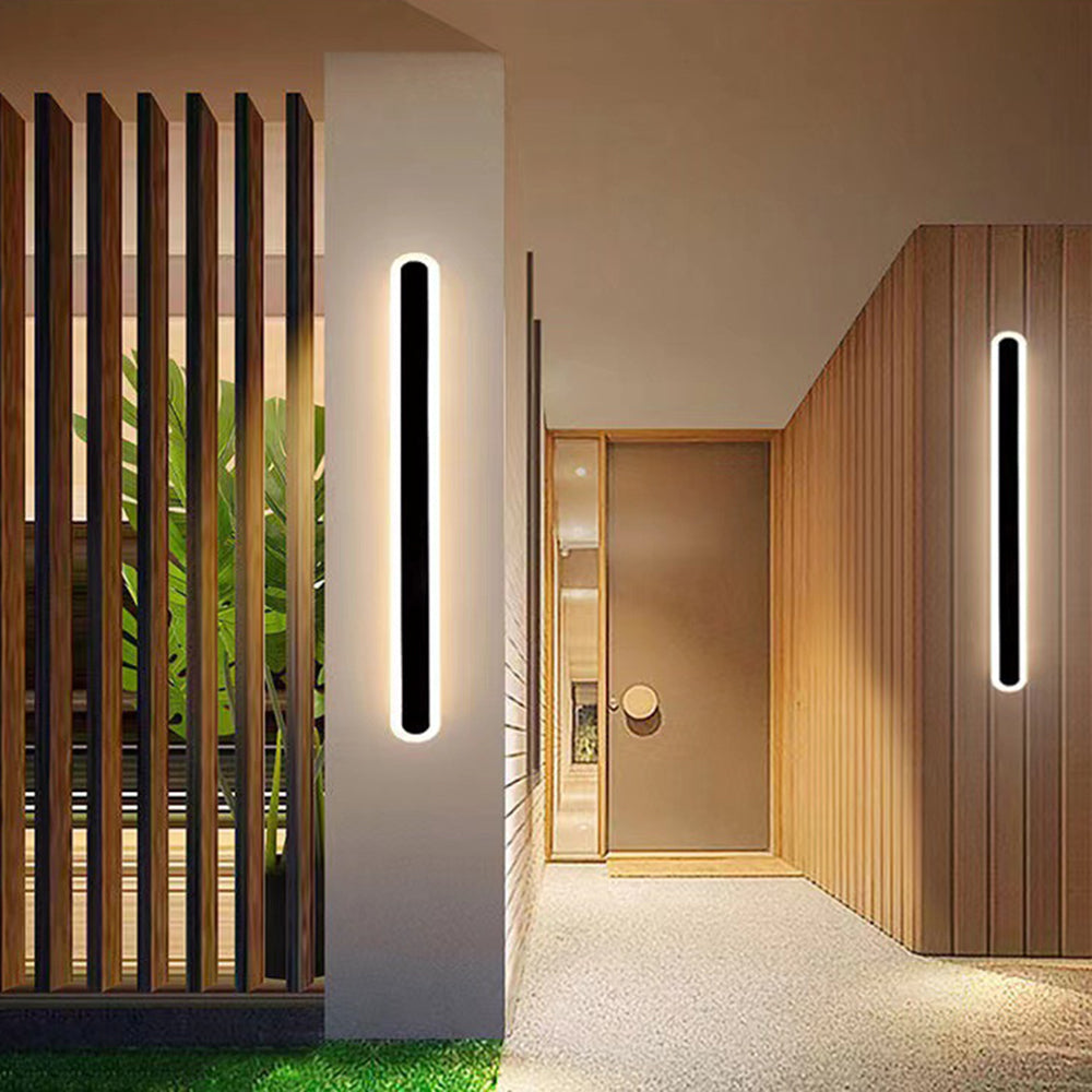 SlimRay | Dimmbarer LED-Wandstrahler IP65 aus Aluminium – Minimalistische Außen- & Innenwandleuchte in Schwarz für Terrasse, Flur & Wohnzimmer3