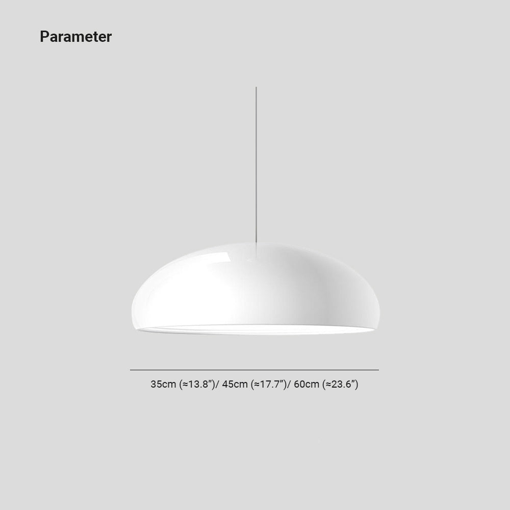LichtFlair | Moderne LED Pendelleuchte Schwarz/Weinrot/Orange/Weiß - Metall Wohn/Schlafzimmer
