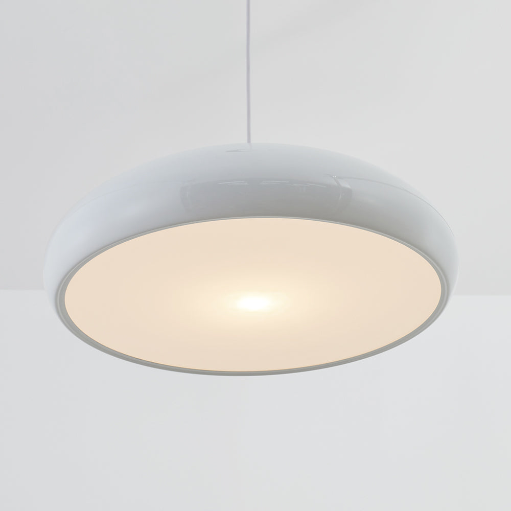 LichtFlair | Moderne LED Pendelleuchte Schwarz/Weinrot/Orange/Weiß - Metall Wohn/Schlafzimmer