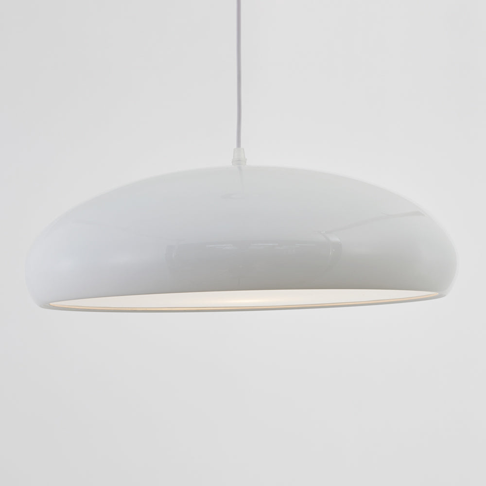 LichtFlair | Moderne LED Pendelleuchte Schwarz/Weinrot/Orange/Weiß - Metall Wohn/Schlafzimmer