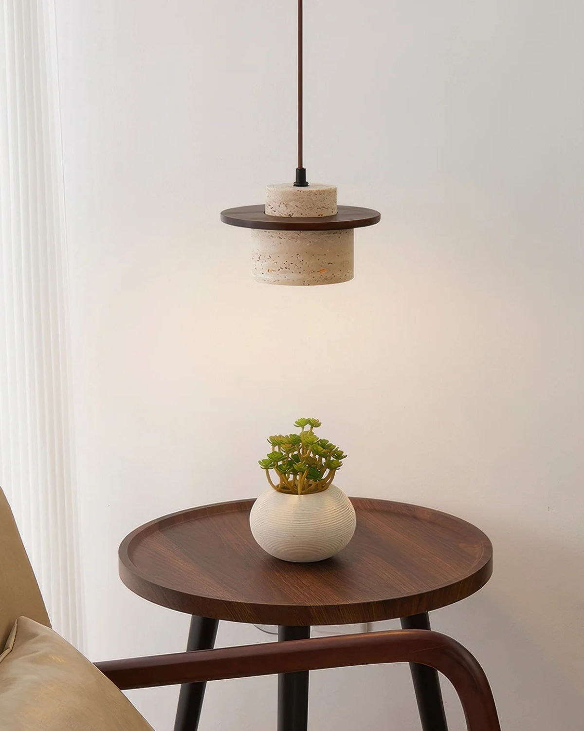 AtlasLicht | Pendelleuchte – Natürliche Eleganz mit modernem Minimalismus