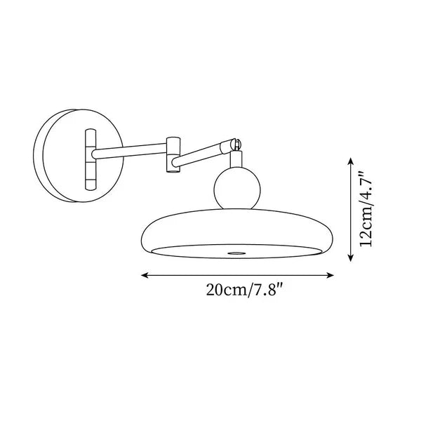 Lola | Schwenkarm Wandlampe - Eleganz für Ihr Zuhause