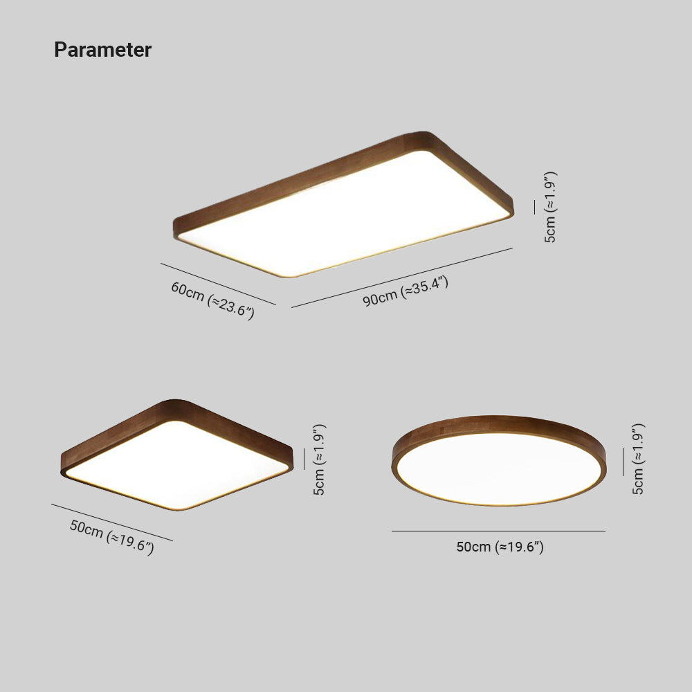 LumaForm - Moderner LED-Kronleuchter aus echtem Holz Ceiling lights