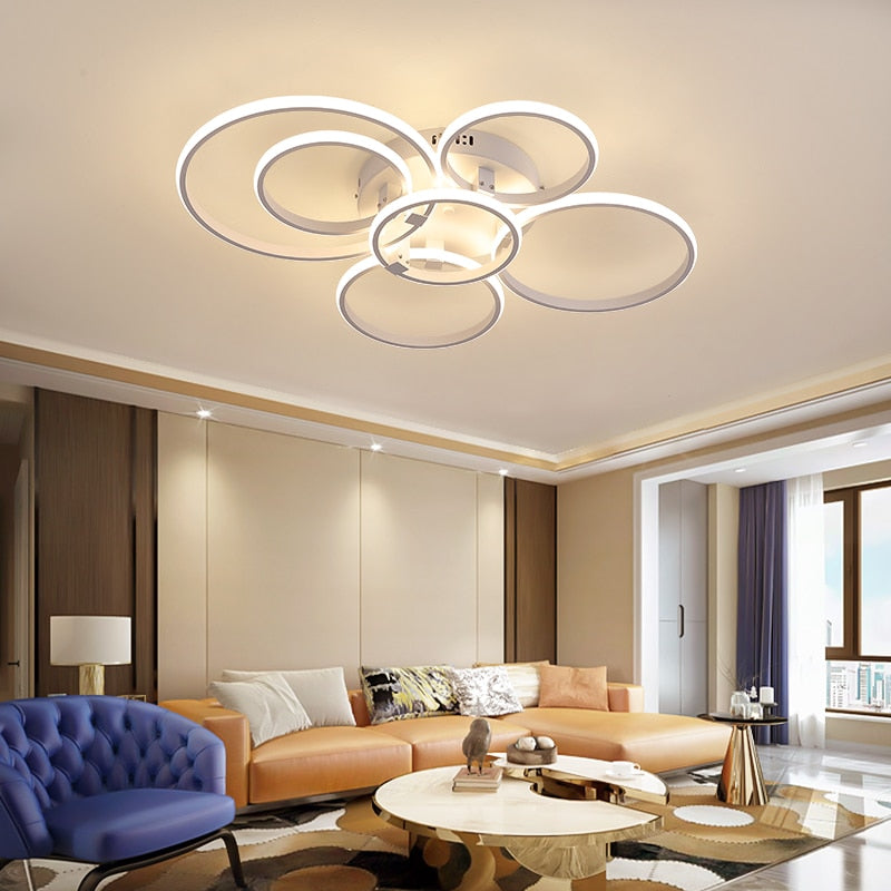 LumaPure | Design LED Deckenleuchte Weiß/Schwarz - Dimmbar Ceiling lights
