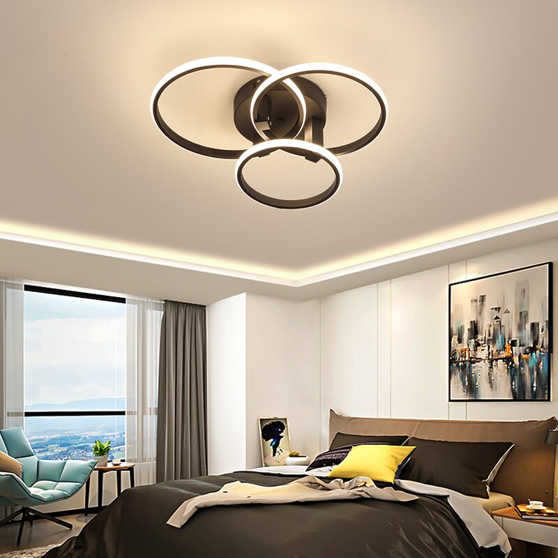 LumaPure | Design LED Deckenleuchte Weiß/Schwarz - Dimmbar Ceiling lights