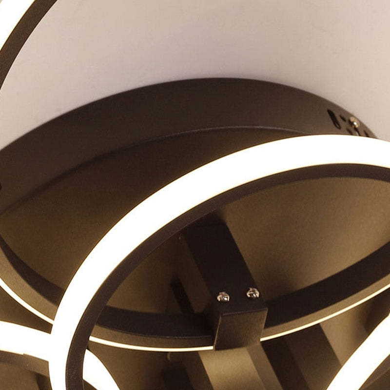 LumaPure | Design LED Deckenleuchte Weiß/Schwarz - Dimmbar Ceiling lights