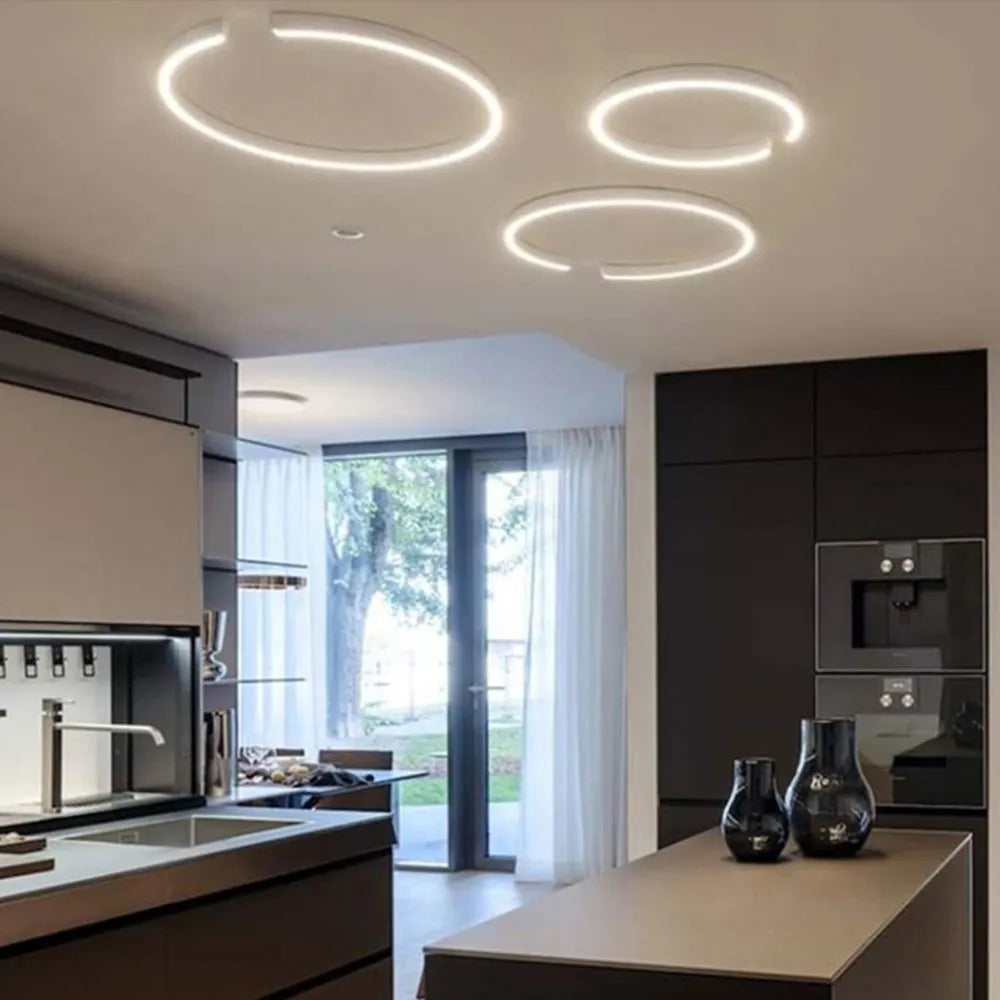 Luminara | LED-Deckenleuchte – Modernes Ringdesign für Wohnzimmer und Schlafzimmer 3