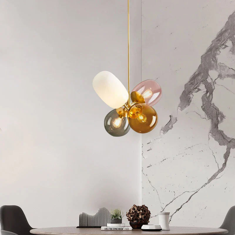 LuminescentLuster | Hängeleuchte mit Glasball Ceiling lights