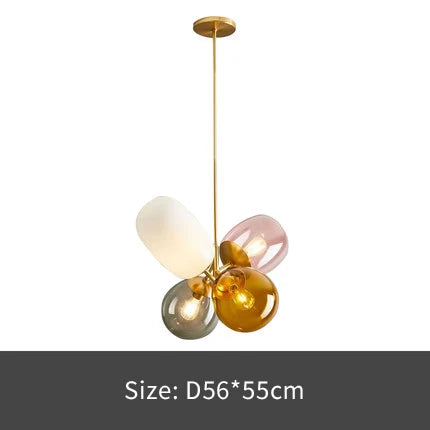 LuminescentLuster | Hängeleuchte mit Glasball Ceiling lights