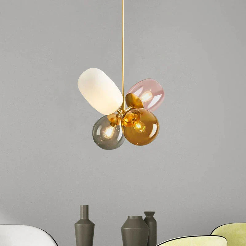 LuminescentLuster | Hängeleuchte mit Glasball Ceiling lights