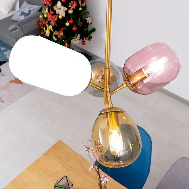 LuminescentLuster | Hängeleuchte mit Glasball Ceiling lights