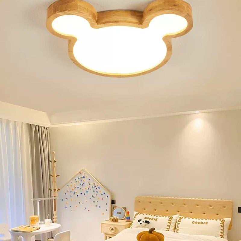 LumoNature | Modern Kreativ LED Deckenleuchte Holz Wohn/Schlaf/Kinderzimmer Ceiling lights