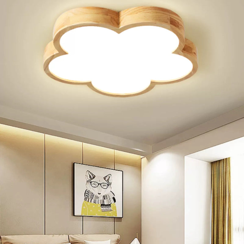 LumoNature | Modern Kreativ LED Deckenleuchte Holz Wohn/Schlaf/Kinderzimmer Ceiling lights