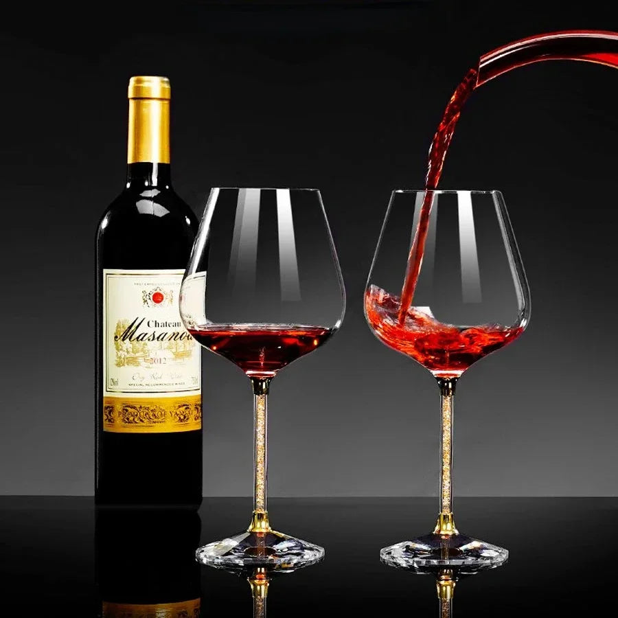 Luxoria | Weingläser Set – Elegante Kristallgläser für Rotwein und Champagner 1