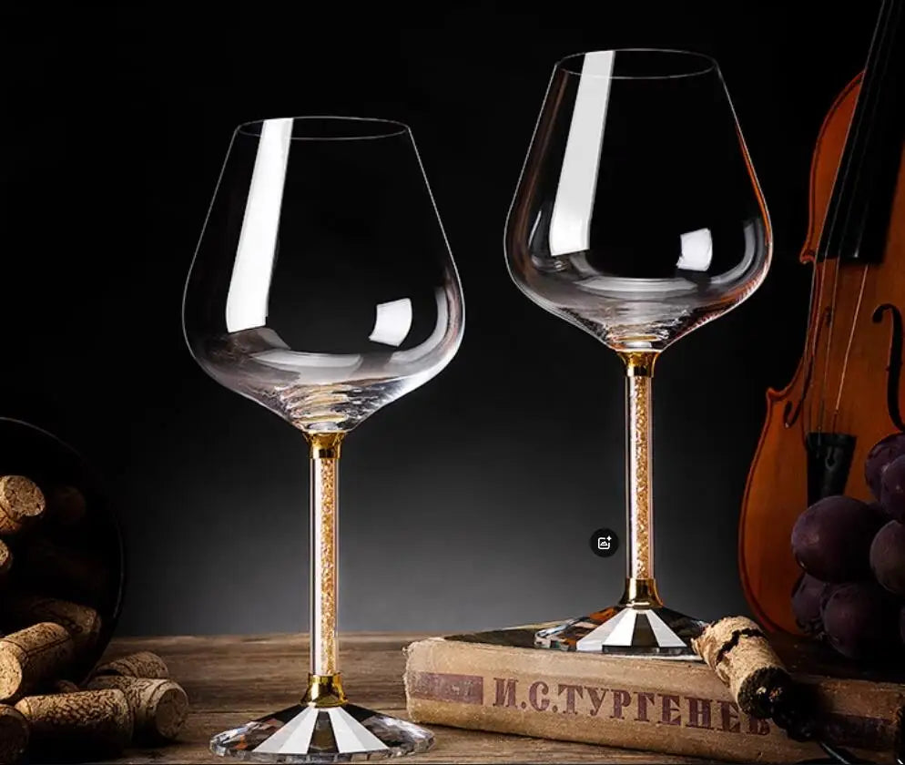 Luxoria | Weingläser – Handgefertigt aus Kristall für Rotwein und Champagner 2